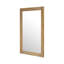 Miroir de plancher, cadre en bois récupéré mixte, profil traditionnel, variation et caractère naturels, naturel