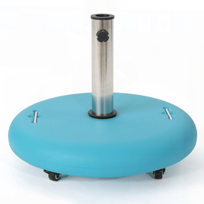 Wheelie Umbrella Base Round, Durable And Stable With Lockable Wheels For Easy Mobility