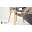48cm H Linen Upholstered Upholstered Back Side Chair-416320118