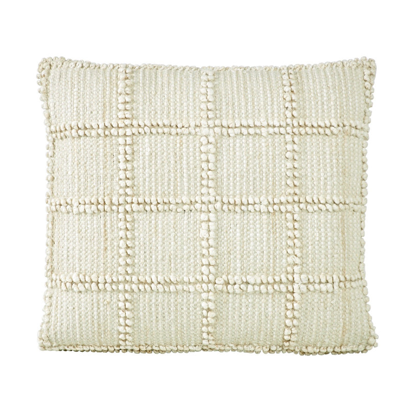Euro Pillow Cover & Insert, Ivory