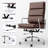 Genuine Leather Office Chair, Conference Chair With Ergonomic Lumbar Back Support-398837692