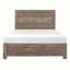 Mobilier de chambre à coucher rustique à panneau en bois 1pc, lit dans une boîte-106844016-106844018