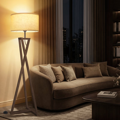 153cm Powder Coated Tripod Floor Lamp