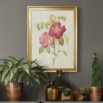 «Dusty Rose II», peinture sur toile encadrée