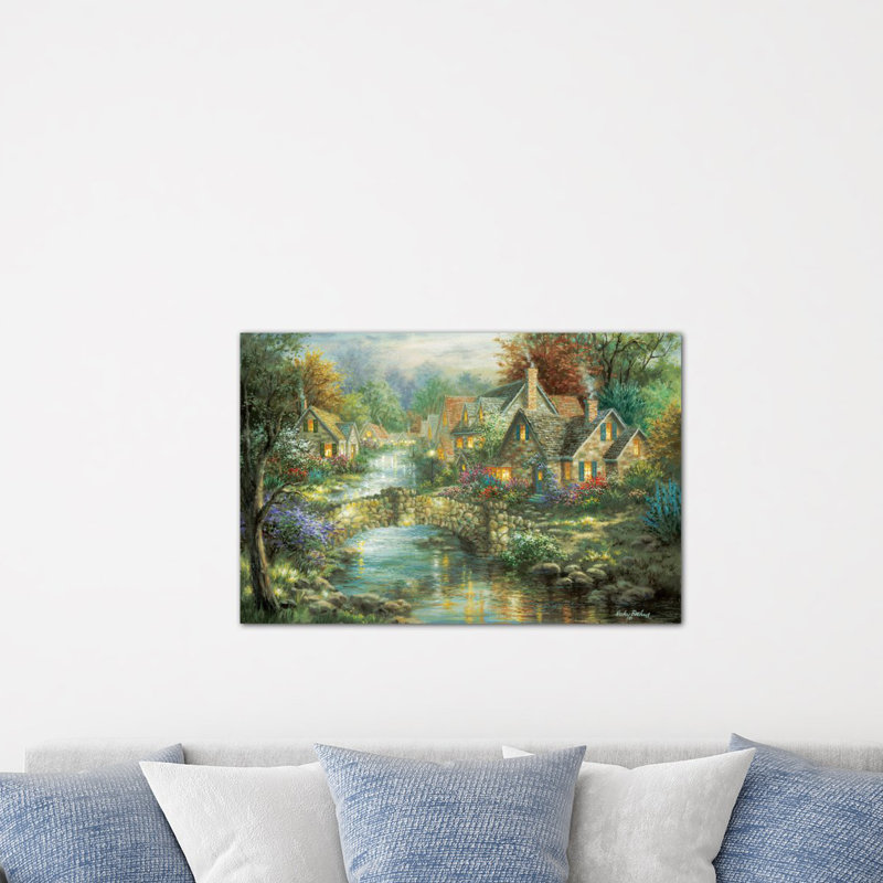 «Stonehedge Bridge» par Nicky Boehme, impression sur toile, H 40 po x l 60 po x P 1,5 po