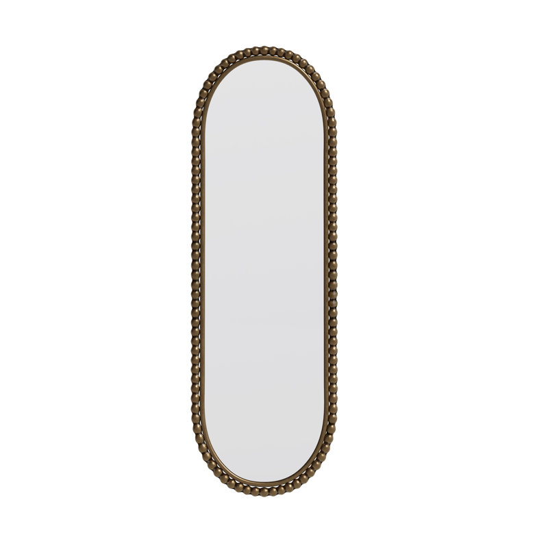 Miroir rétro Iron Art, Brun