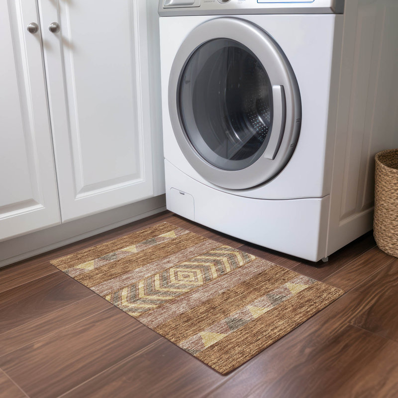 Chayden Area Rug with Non-Slip Backing, Rectangle 1'8" x 2'6"