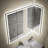 Liyah Led Trifold Backlit & Front-lighted Bathroom Vanity Wall Mirror Dimmable Anti Fog Memory Function-107101779
