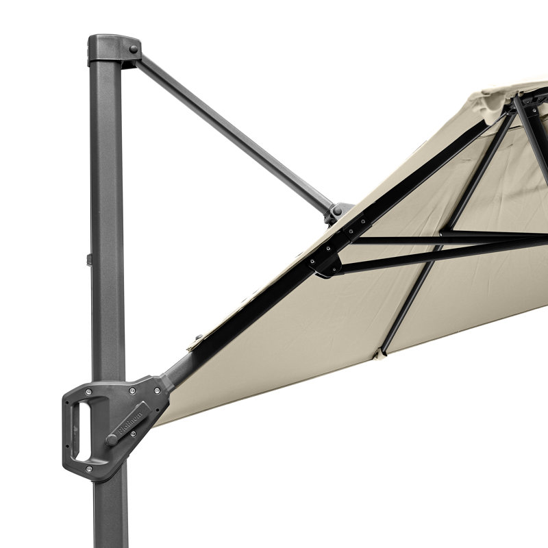 Aarne 300cm X 200cm Rectangular Cantilever Parasol, Champagne