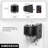 RGB Diamond Lens Projection Plug-In Night Light With Color Memory