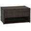 Boîte de rangement et chaussures pour l'extérieur Outsunny, osier en rotin PE avec doublure pour piscine, jouets, outils de jardin et meubles de patio-331043467