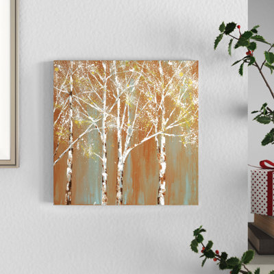 Reproduction d’art sur toile/bleu orange-imprimé sur toile