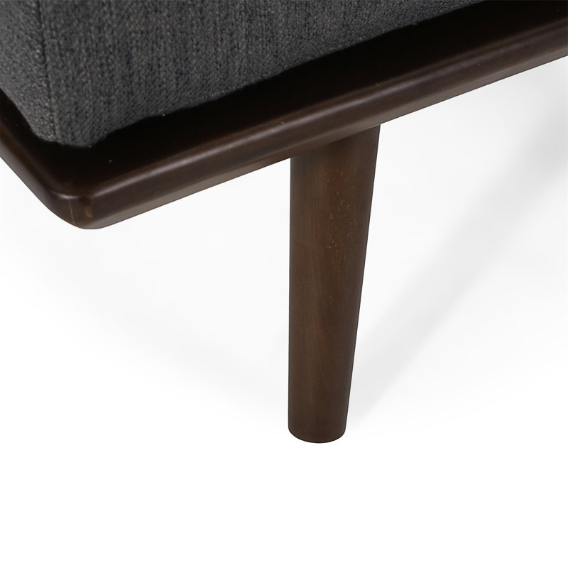 CHAISE LUNGE, Tissu gris anthracite