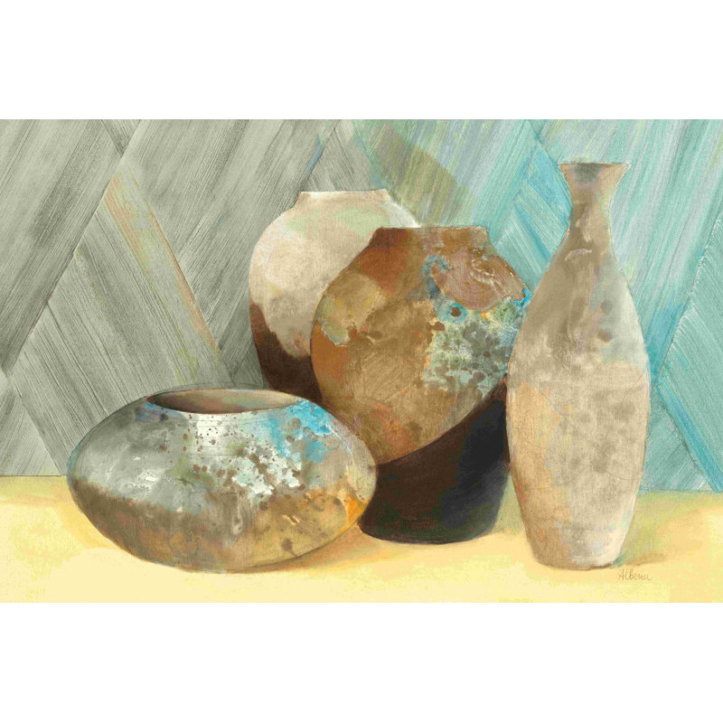 «Raku Study III» par Albena Hristova - sur, H 8 po x l 12 po, Toile tendue, Non