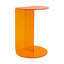 Table de bout en acrylique, table d'appoint, petite table basse