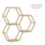 Étagère décorative hexagonale 3 pièces Jeffrey-996042271