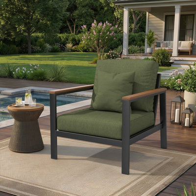 Townsend Outdoor Patio Lounge Chair with Sunbrella® Cushions