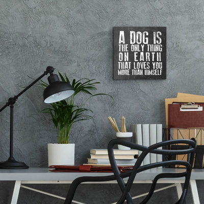 «Dog Love» par Erin Clark, art mural en verre acrylique