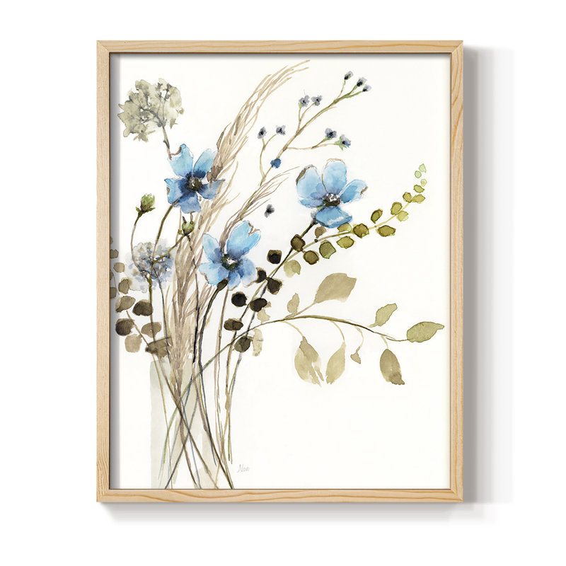 Petite Nature I, reproduction encadrée - bois massif, Naturel, H 11 po x l 9 po
