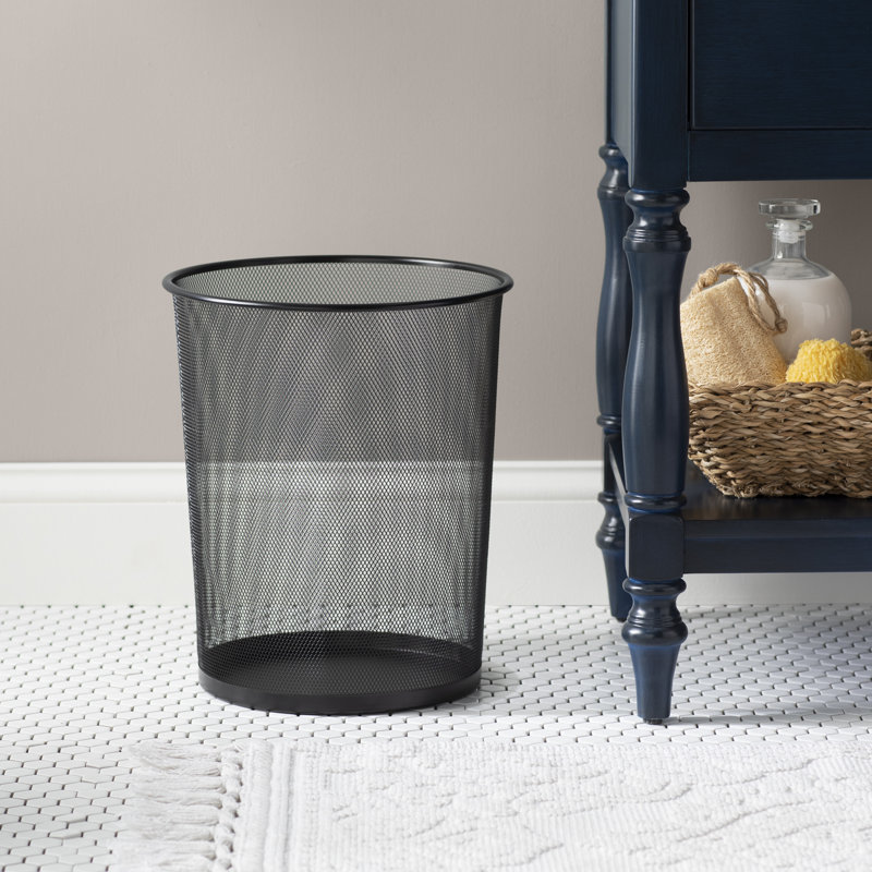 Corbeille pour déchets 4 gallons, Noir, noir, noir, noir