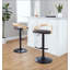 Repose-pieds de tabouret de bar réglable - ensemble de 2-702608777