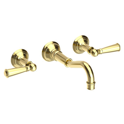 Jacobean Wall Mount Bathroom Faucet