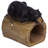 Gutter Guardians Black Bear Downspout Statue