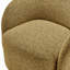 Temecka Retro Upholstered Cocoon Tub Swivel Accent Armchair - Simple and Sleek Style-20242982