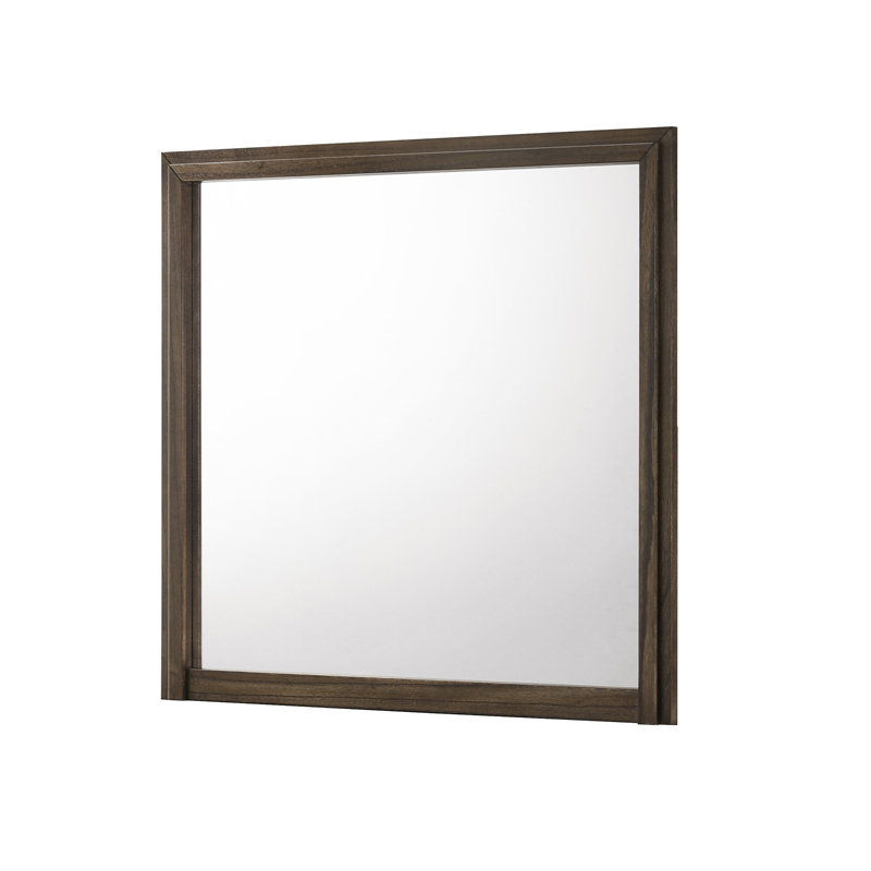 Miroir de chambre Carlton Brown (miroir seulement), Brun