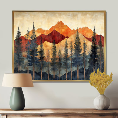 «Geron Autumn Mountains In The Canopy II», art mural sur toile
