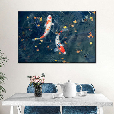" Autumn Koi Canvas Print "