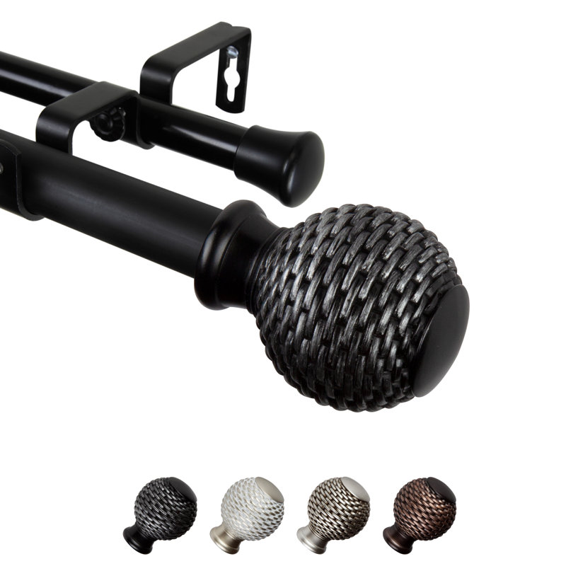 Double Bala 1 po, 160" – 240", Noir