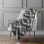 Couverture en sherpa grise One Pixie Street 50 po x 70 po, grise-134113432