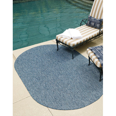 Avaughn Blue Indoor/Outdoor Area Rug