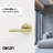  Brio Privacy Door Lever Modern Concealed Design For (Bed & Bath) – Sleek Minimalist Style in Brushed Champagne Gold-125873623