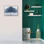 «Peaceful Grove Navy» par James Wiens, art mural sur toile-867768353