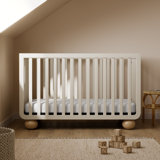Amalfi Deluxe 5-In-1 Convertible Crib With Bonus Toddler Guardrail