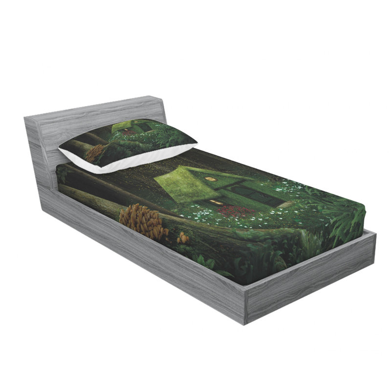 Microfiber Sheet Set, Twin Sheet Set with Fitted Sheet