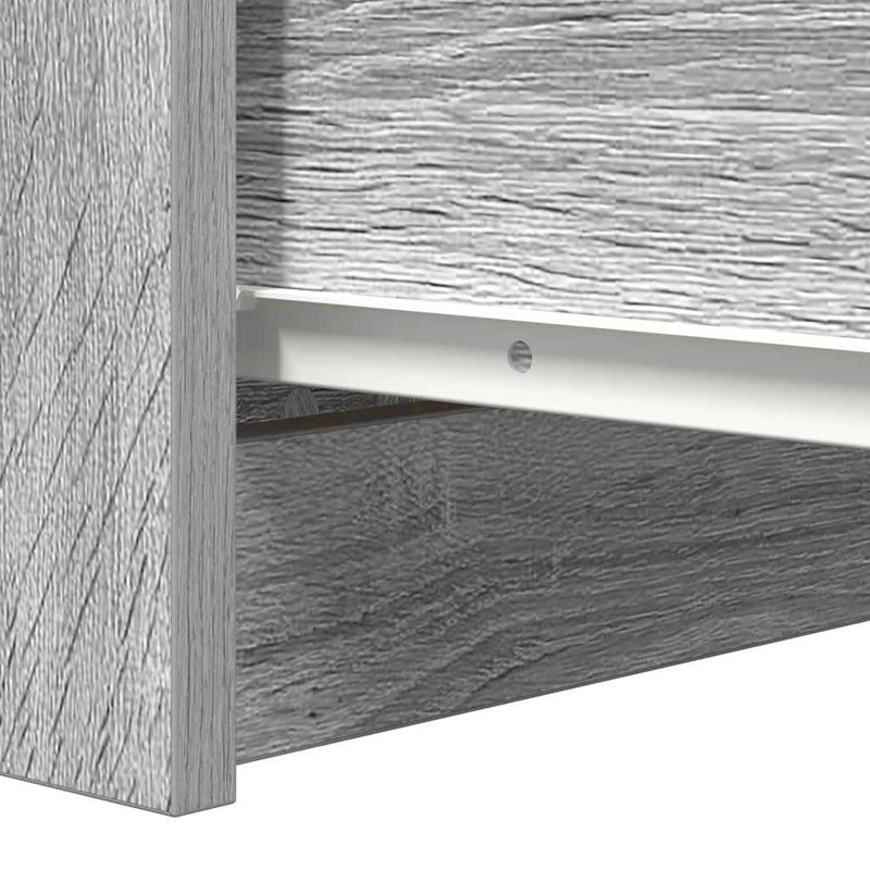 Sideboard 37.5X35x76 Cm Engineered Wood, Grey Sonoma