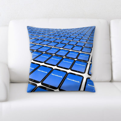 Coussin décoratif Facebook