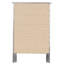Commode noire Primo pour chambre à coucher avec tiroirs à queue d'aronde durable-132460498