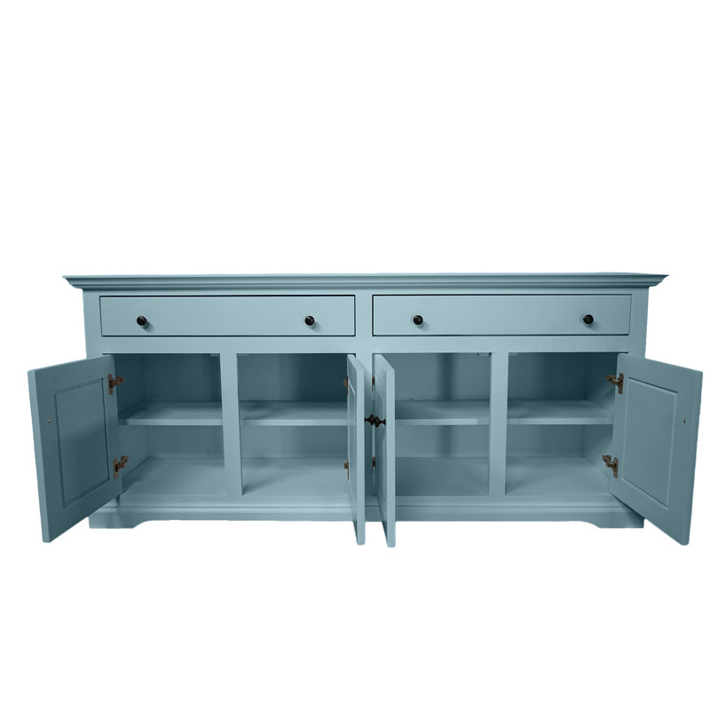 Buffet Savannah, Aqua captivant, H 31 po x l 70 po x P 18 po