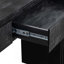 Ensemble unique de trois pièces à silhouette rétro unique comprenant un buffet, une console et une table basse, convenant à la salle à manger, au salon et à l'entrée-1355066374