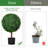 23.5'' Faux Boxwood Topiary in Pot-682903583