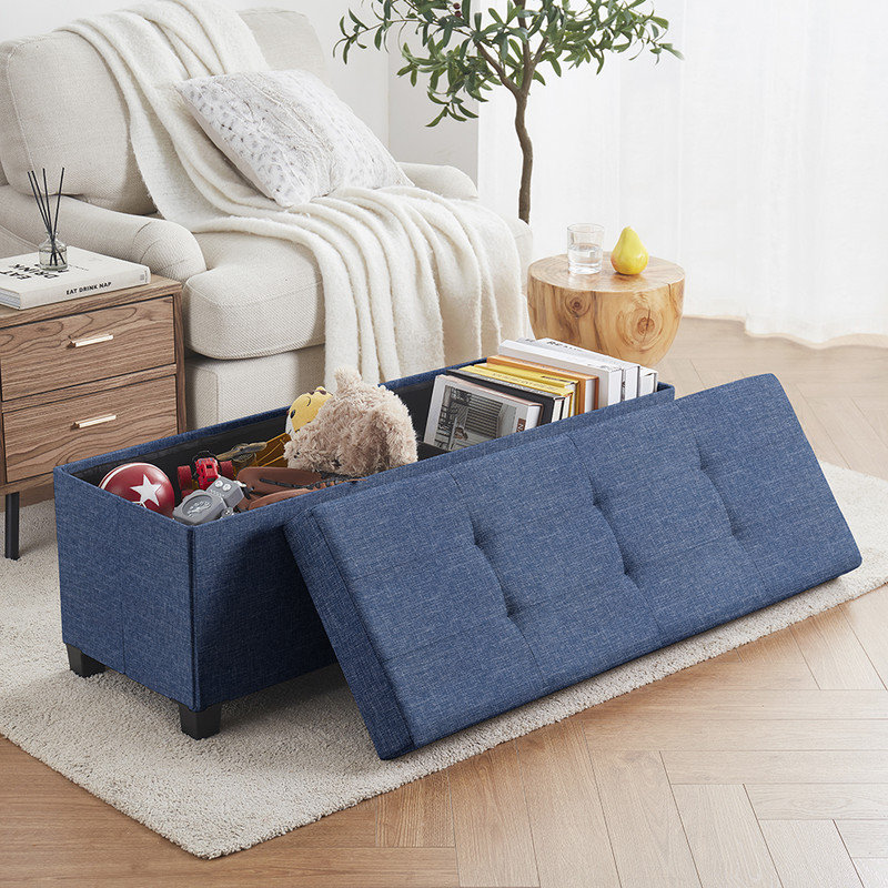 Collapsible Long Bench Pehrson, Navy