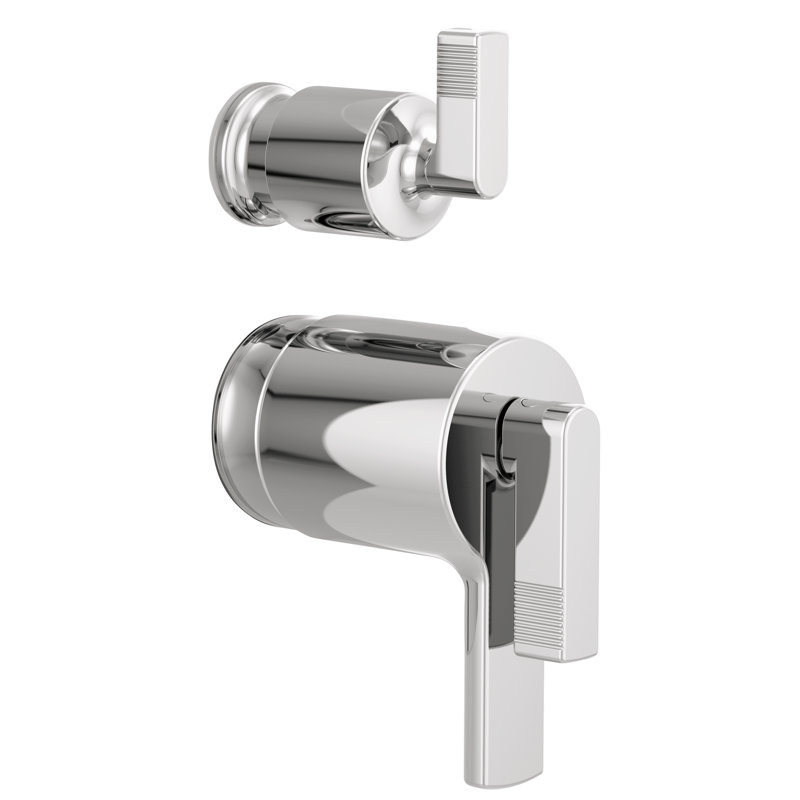 Kintsu® TempAssure® Thermostatic Valve with Integrated 6-Function Diverter Trim, Lever, Chrome