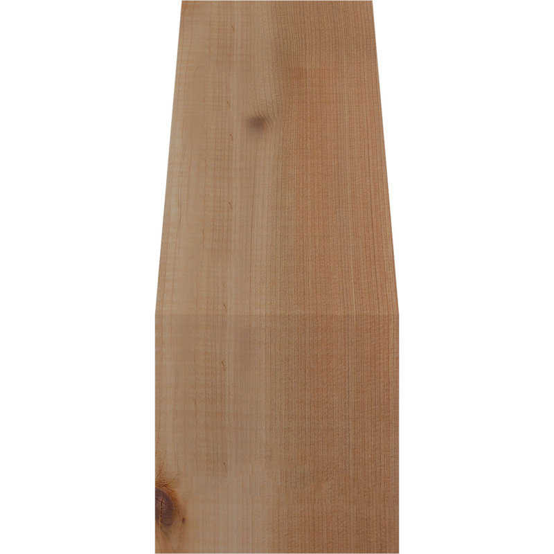 Attelle de genou Westlake, Cèdre rouge, Lisse, H 14 po x l 5,5 po x P 6 po