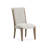 Rectangular Dining Table With 2 Benches And 2 Upholstered Side Chairs-1983658572