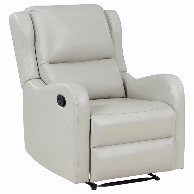 Fauteuil Cortland ivoire rembourré avec fauteuil inclinable ivoire