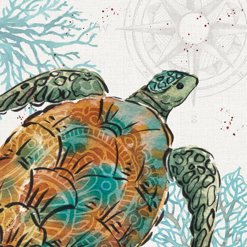 «Ocean Finds X» par Daphne Brissonnet, reproduction d'art sur toile tendue, H 30 po x l 30 po